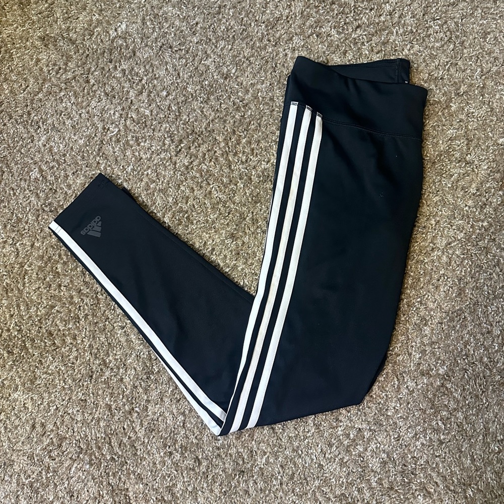 Adidas Women’s Classic Black 3 Stripe Leggings